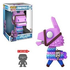 Funko 39049 Pop Games: Fortnite - Loot Llama 10" Figures, Multicolor