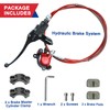 HOOUP Mini Bike Left Hydraulic Brake Caliper System 180mm Disc