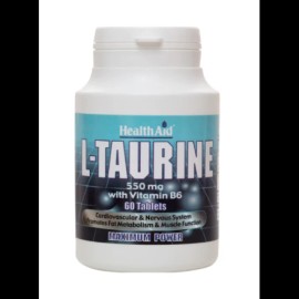 Health Aid L-Taurine 550mg With Vit B6 60tabs