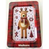 Walkers Shortbread Butter Cookies REINDEER Holiday, 9 3/4" x 6