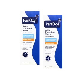 PanOxyl Acne Foaming Wash 10% Benzoyl Peroxide 5.5 oz (156 g) - Pack of 2