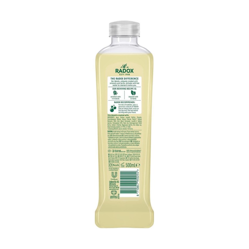 Radox Feel Pampered Bath Soak Blended with Minerals, Herbs with