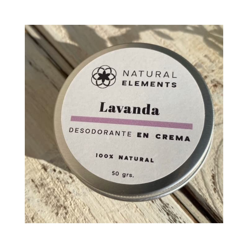 Natural elements, Desodorante en crema lavanda & geranio