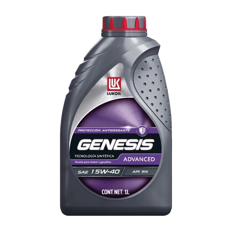 Aceite Motor Sintético Lukoil Genesis Advanced Sae 15w-40 1l