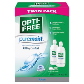 Opti-Free PureMoist 2 x 300mL Twin Packs