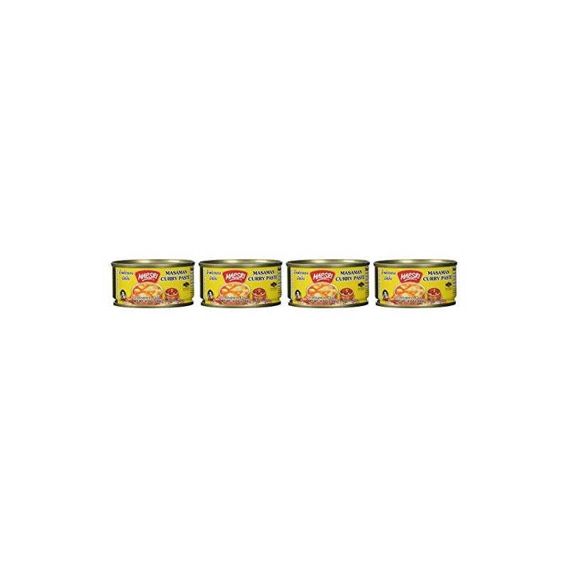 Maesri Thai Masaman Curry - 4 Oz (Pack of 4)