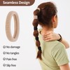 150 Pcs Seamless Elastic Hair Ties No Damage for Thick