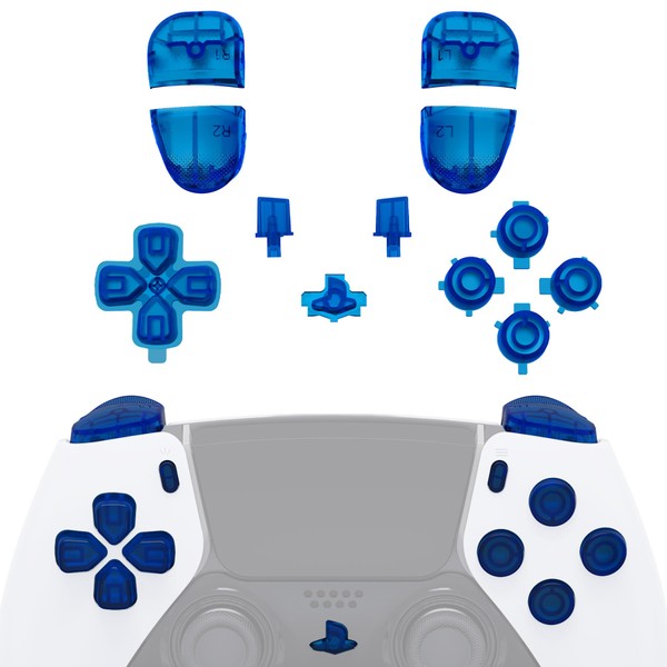 eXtremeRate Replacement Full Set Buttons Compatible with ps5 Edge Controller,