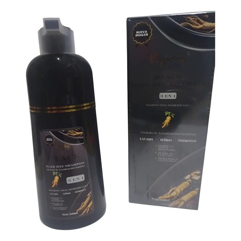 Black Hair Dye Cubre Canas Shampoo Colores Tik Tok