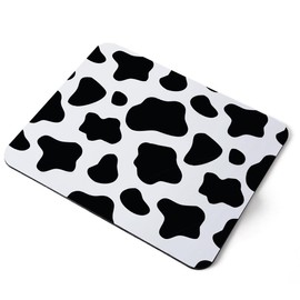 Computer-Mauspad, Kuhmuster, Tiere, Heimbüro, PC, Schreibtisch, Zubehör, flexible Stoffoberfläche, groß, 5 mm, Laptop, Desktop, gedruckte Kunst, ergonomisch #8463