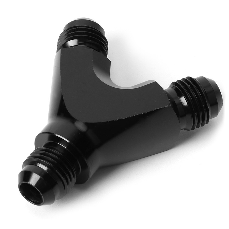 Aluminum Alloy 3-Way Fitting Adapter Y Type AN6 6AN Male