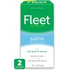 Fleet Saline Enema Twin Pack, 4.5-Ounce Bottles - 9-Ounces per