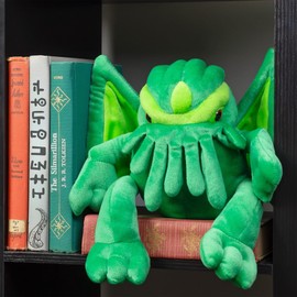 Toy Vault Cthulhu Plush, 12-Inch; Stuffed Horror Toy Based on H.P. Lovecraft's Weird Fiction, Medium Size