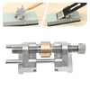 Honing Guide, Grinding Aid Chisel Sharpening with Brass Roller, Stainless