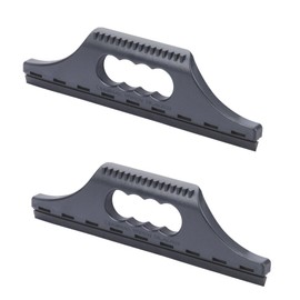 Doppelpack 2 x hr-imotion Scheibenkratzer/-Reiniger aus robustem Plastik inkl. Spritzdüsenreiniger [Made in Germany | ergonomischer Griff | Schweibenwischergummi]