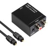 Fahgaer Digital to Analog Audio Converter Digital Optical (SPDIF/Toslink) and