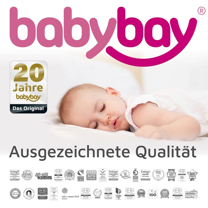 babybay Canopy Waffle Pique with Ribbon Suitable for All Models