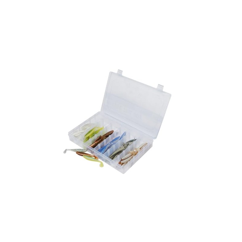 Abu Garcia Paddletail Soft Lure Kit, 60 Rubber Baits in