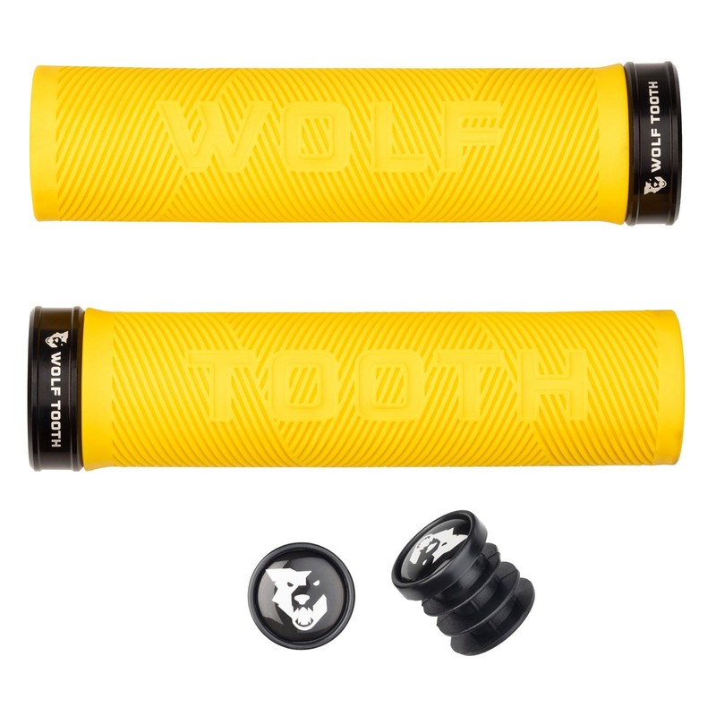 Wolf Tooth Echo Lock On Handles Turquoise Black