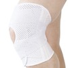 Fockety Patella Knee Support, Breathable White Soft Knee Support V-Shaped