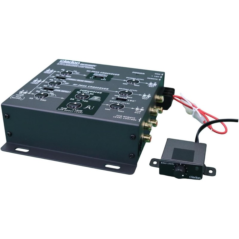 Clarion Mobile Electronics Mcd360 3 Way 6 Channel Electronic Crossover