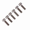 6pcs set M5*16mm Titanium Alloy Bike Fixed Stem Bolts For