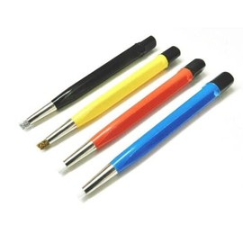 JTS 4pc Scratch Brush Set Brass Steel Fiberglass Nylon - Watch Repair & Jewelry Tool