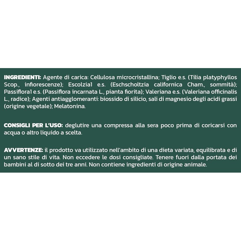 Eurosup Sonno + - Formula aiuto dormire 60 compresse