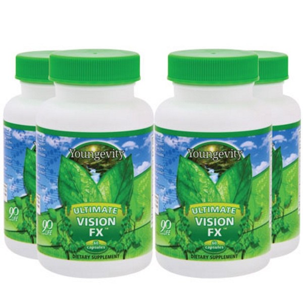 Youngevity Ultimate Vision FX - 60 Capsules (Pack of 4)