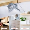 ZAVIA 12Pcs Galvanized Steel L Shaped Brackets for Wood (50mm