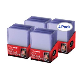 UltraPro Toploader Regular 25 Pack 4 Pack (100 Total)