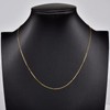 SILBERTALE Fine Gold Chain Sterling Silver 925 Necklace Short Figaro