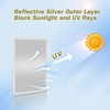 Waterproof RV Vent Insulator and Camper Shower Skylight Cover with