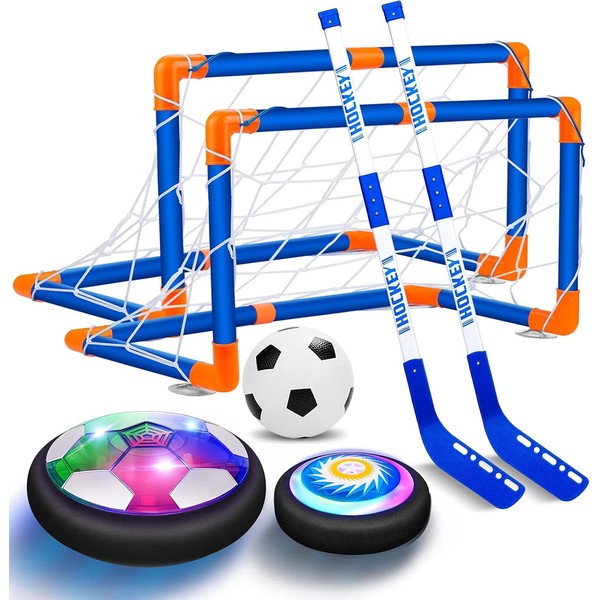 VIBZONFU Hover Soccer Ball for Kids, 3-in-1 Air Floating Soccer