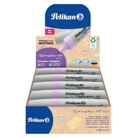 Pelikan Highlighters 490 eco Pastel Violet Pack of 10 in Folding Box