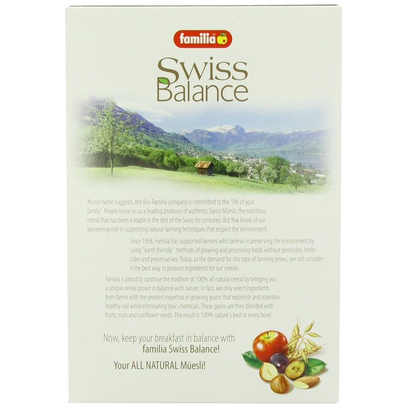 Familia Swiss Muesli Premium, No Sugar Added, 21 Ounce (Pack