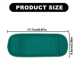 BOXOB 10pcs Ice Pop Sleeves, Colorful Popsicle Holders with Neoprene Rubber Insulated Freezer Bags Washable Freezie Covers for Summer