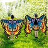 Shengou Shengou Schmetterling Flügel Kostüm Kinder,Kostüm Kinder Schmetterling,Schmetterling Flügel Umhang,Kinder