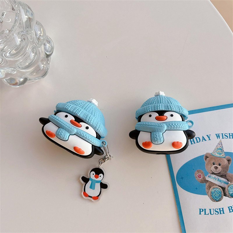 Rertnocnf Case Compatible with 2024 Airpods 4, 3D Cute Kawaii