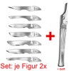 12x BAYHA Sterile Scalpel Blades – Sterile and Individually Packaged,