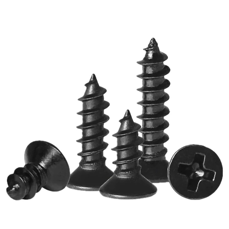 FandWay M3 x 10 mm Flat Head Sheet Metal Screws,