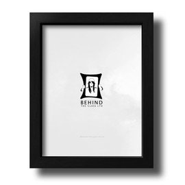 Coloured Picture Photo Frame | Solid Wood | Bright Colours | Various Sizes, Blue, 7x9