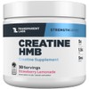 Transparent Labs Creatine HMB - Creatine Monohydrate Powder with HMB