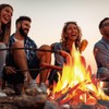 Artificial Fire Fake Flame Paper, 3D Decorative Cardboard Campfire Centrepiece,