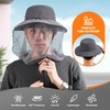 Mosquito Sun Net Hat Cap - Foldable Bug Hat UPF
