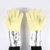 1 Pair Aluminum Foil Gloves High Temp Resistance Heat Insulation