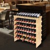 VEVOR Stackable Modular Wine Rack, 8-Tier 72 Bottles, Freestanding Wines