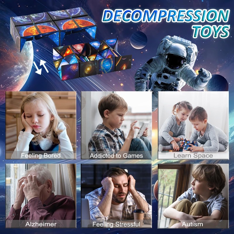 Star Cube Magic Cube, 2 in 1 Magic Cube Infinity