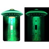 Off The Wall Plates - Alien UFO Glow in the