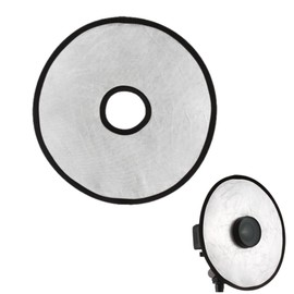 ideamall Large Hole Folding Reflex Disc Night View Reflex Board Anti-Glare Night Scene Shooting Night View Photography Darkening Lens Hood 17.7 inches (45 cm)